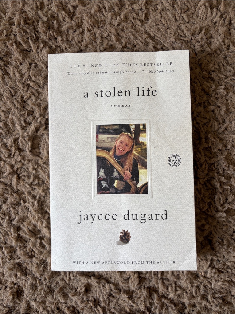 A Stolen Life by Jaycee Dugard — White Cover Paperback